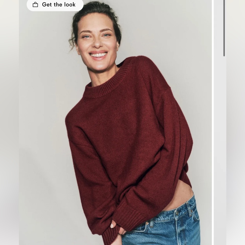 reformation cove cashmere sweater